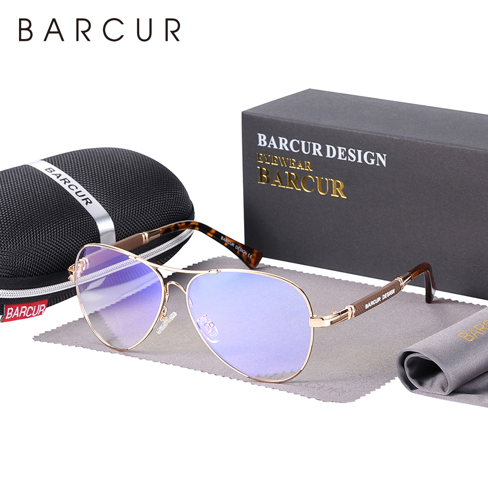 Gaming Glasses Uv - BARCUR Anti-blauw licht blokkerende bril Computerglas