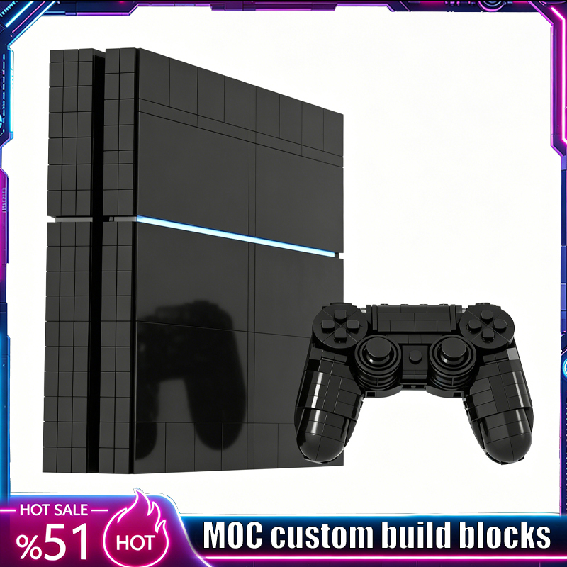 Gaming Console Lego - NIEUWE 1730 Onderdelen MOC Gaming Console