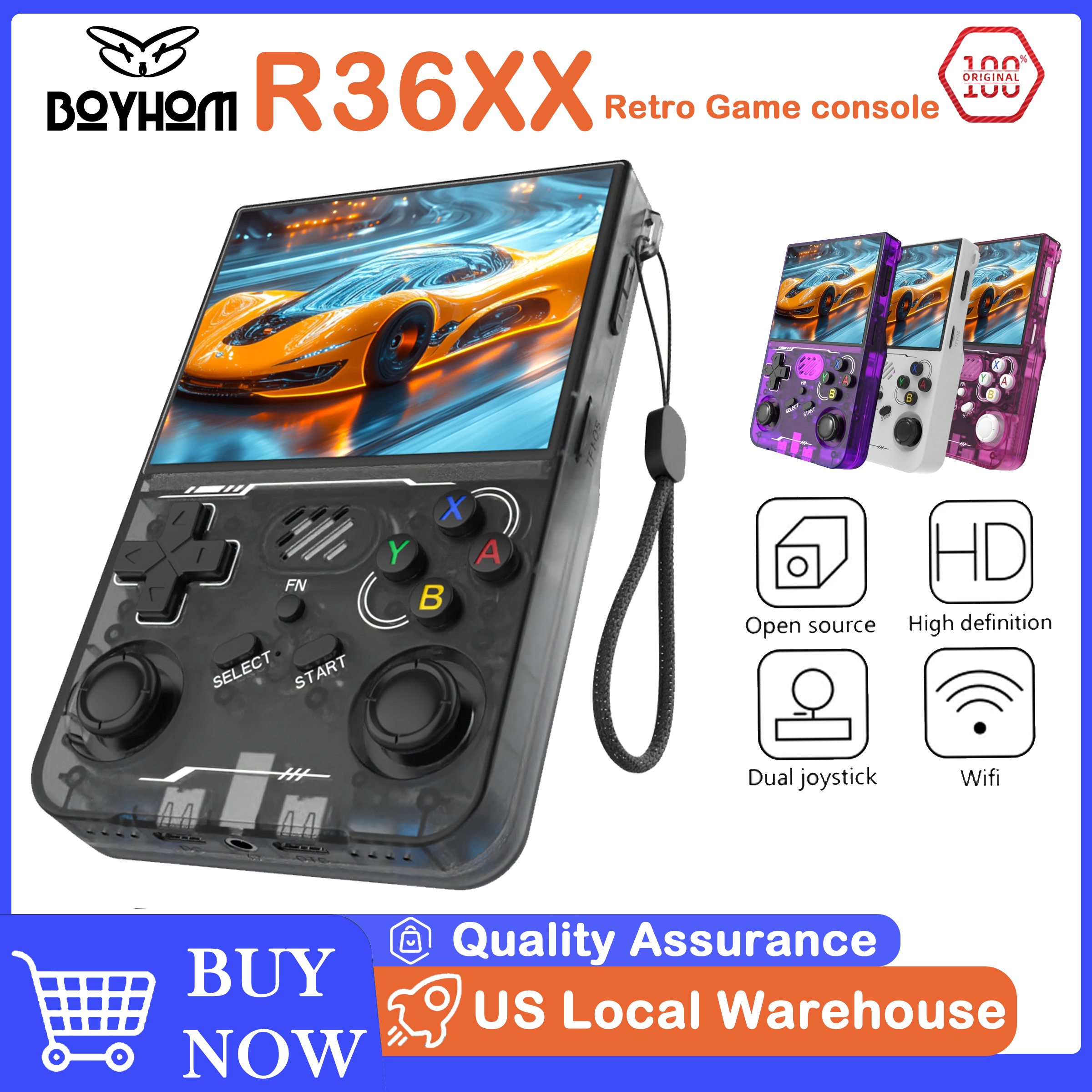 Gaming Console Online - BOYHOM 100% Originele R36XX Retro Handheld