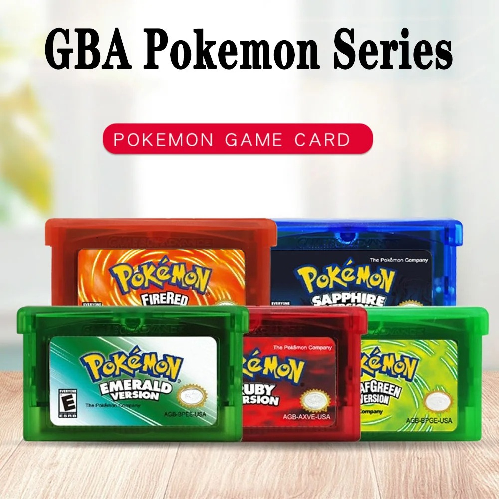 Gaming Console Video - Pokemon Game Card GBA-serie 32-bit videogamecartridge
