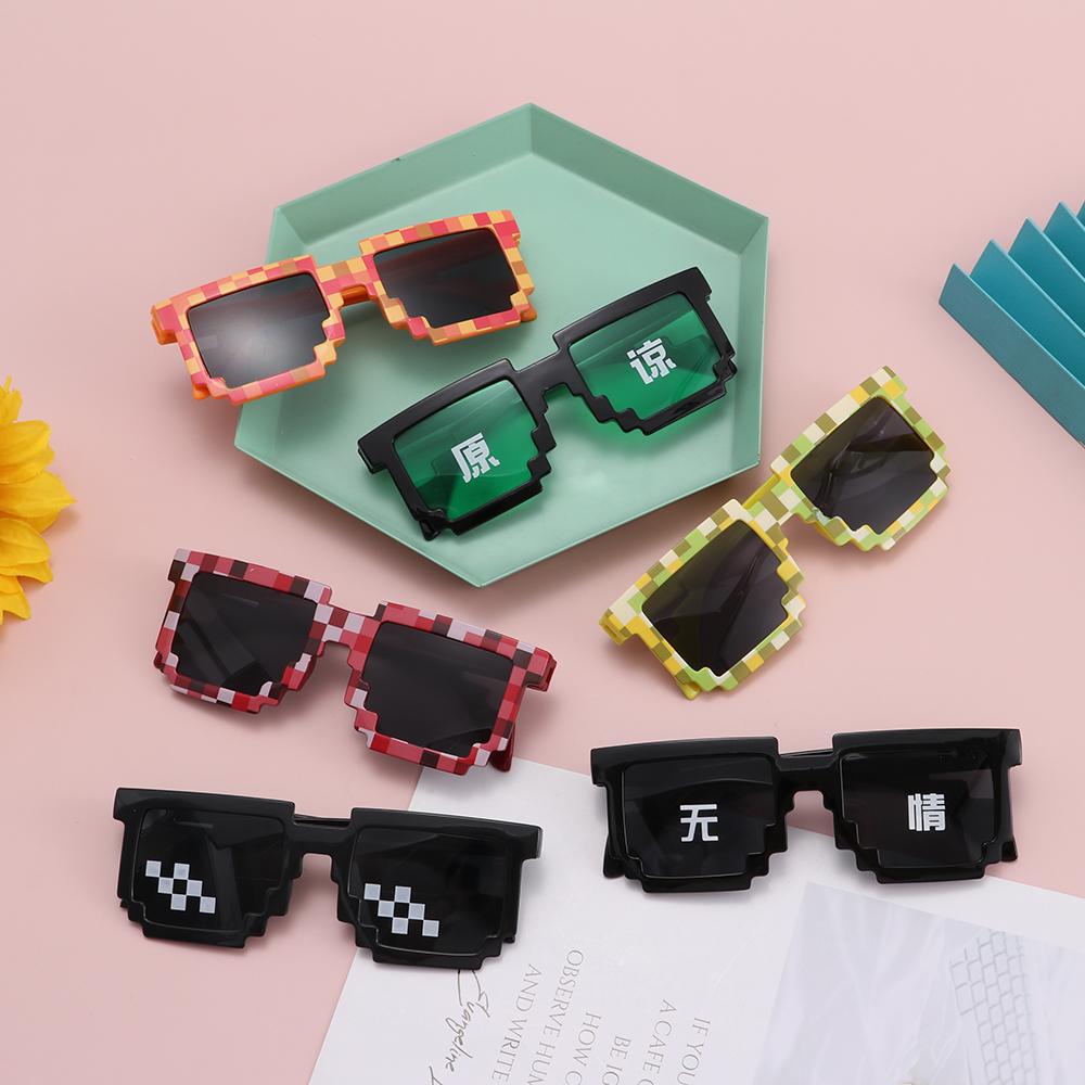 Gaming Glasses Uv - Grappige Pixelated Mozaïek Bril Volwassenen Tieners