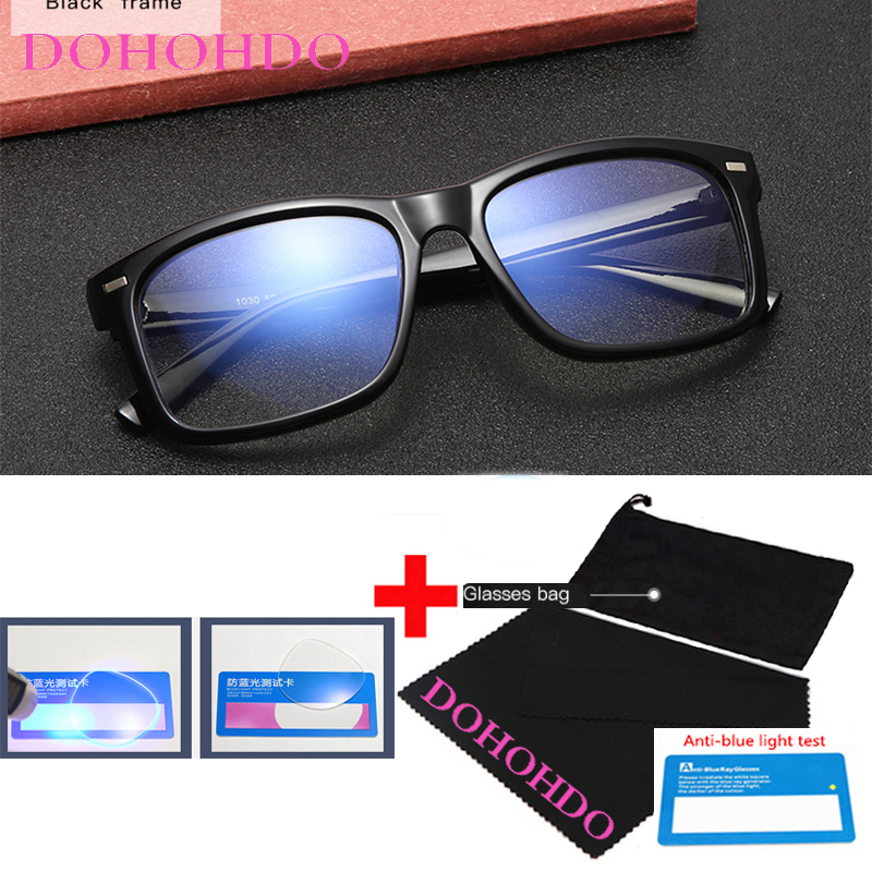 Gaming Glasses Uv - DOHOHDO 2026 Vierkante Anti Blauw Licht