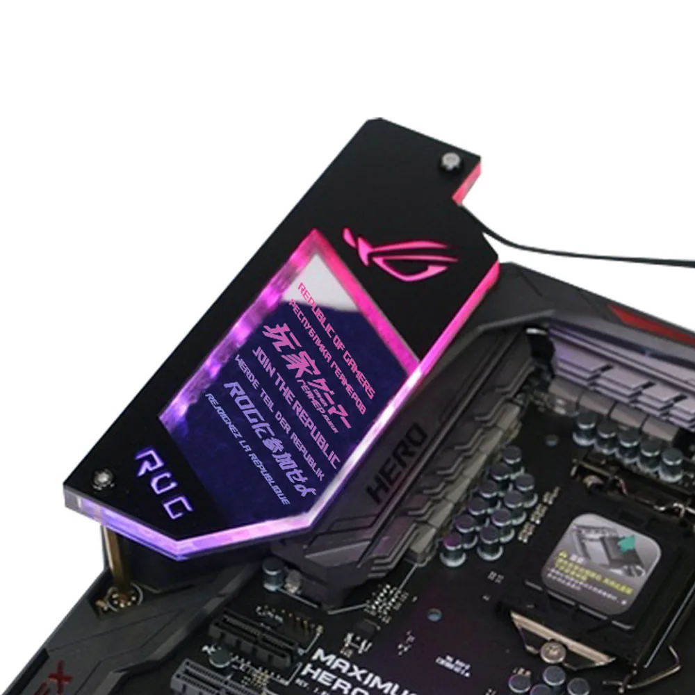 Gaming Console Tower - ATX IO ARGB Verlichtingspaneel DIY AURA