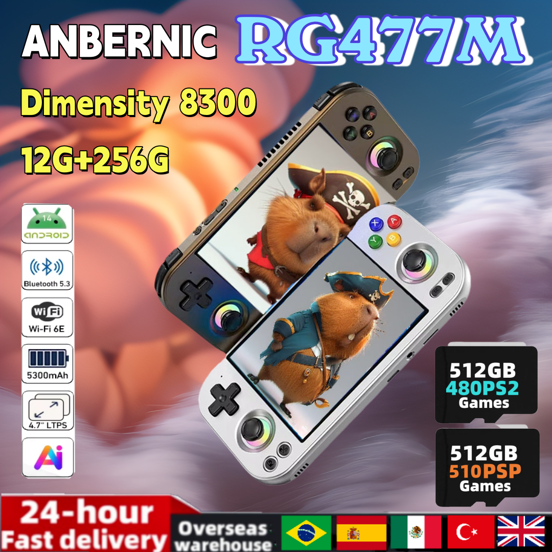 Gaming Console Online - ANBERNIC Retro Handheld Game Console RG477M,