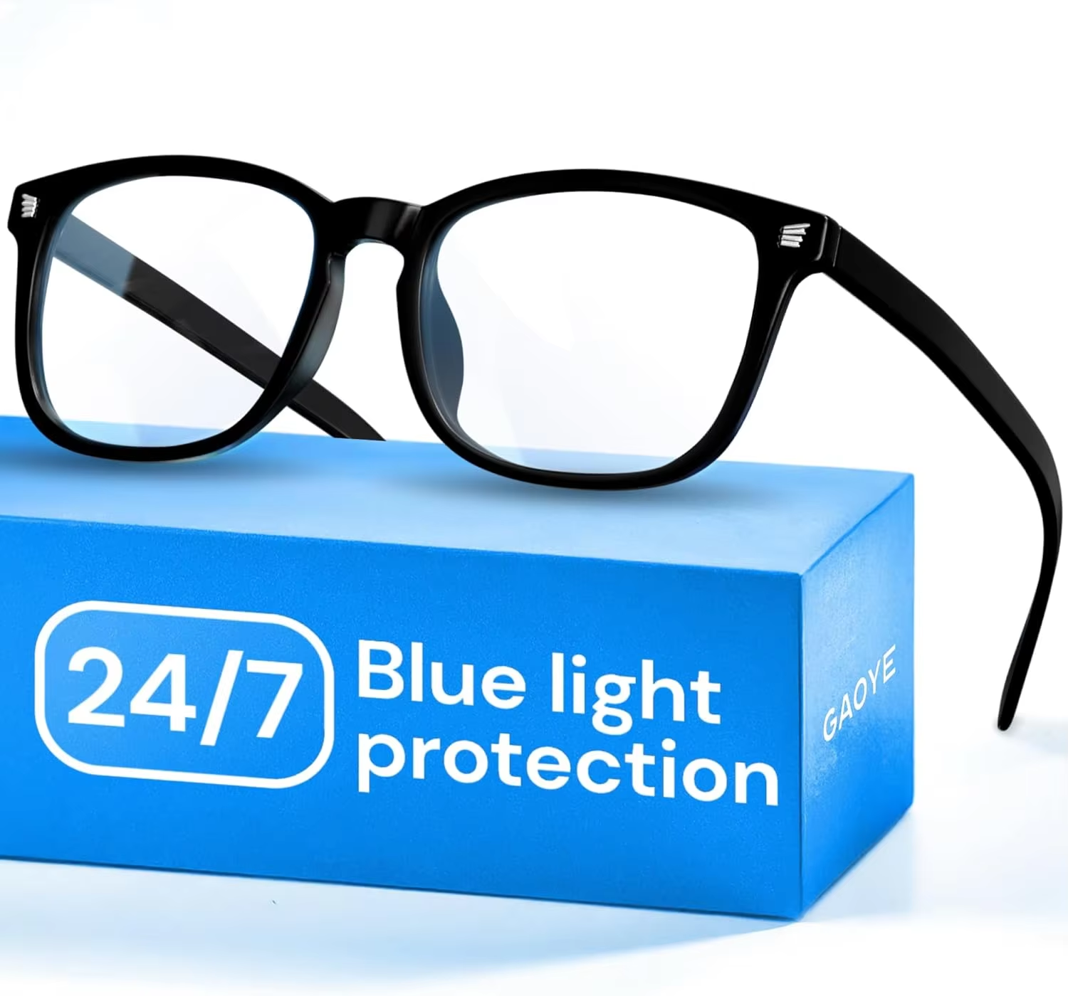 Gaming Glasses Uv - Zwartblauwe lichtfilterende brillen voor computer &