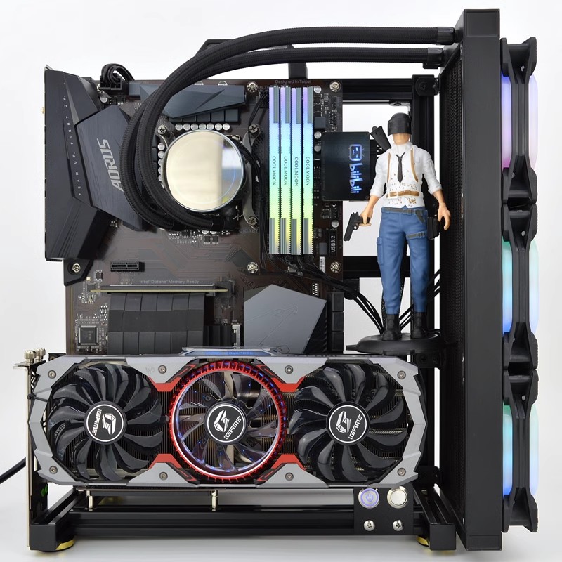 MOD ATX Open PC Case Frame Voo - Gaming Console Tower recensie en prijs