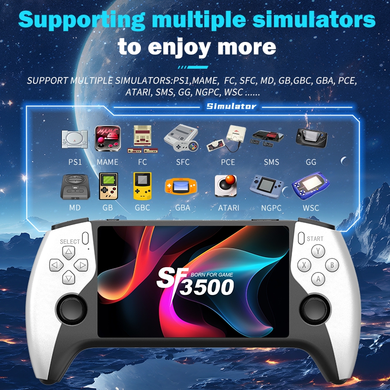2026 Nieuwe SF3500 5 Inch Hand - Gaming Console In 2026 recensie en prijs