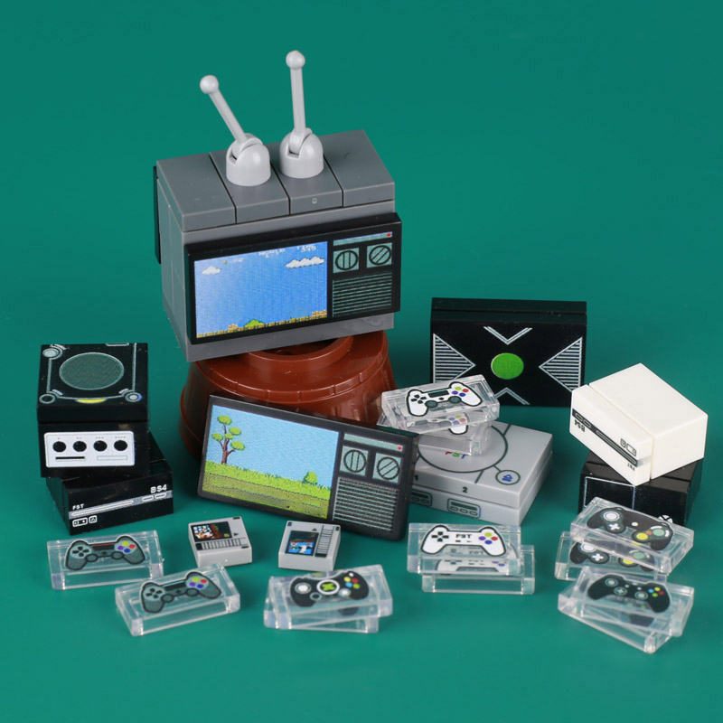 DIY Stad Klassieke TV Bouwstee - Gaming Console Lego recensie en prijs