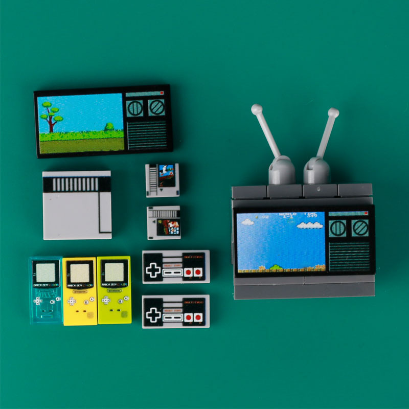 DIY Stad Klassieke TV Bouwstee - Gaming Console Lego recensie en prijs