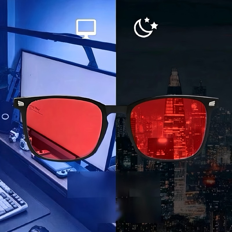 1 stuk rode lens Koreaanse gep - Gaming Glasses Uv recensie en prijs