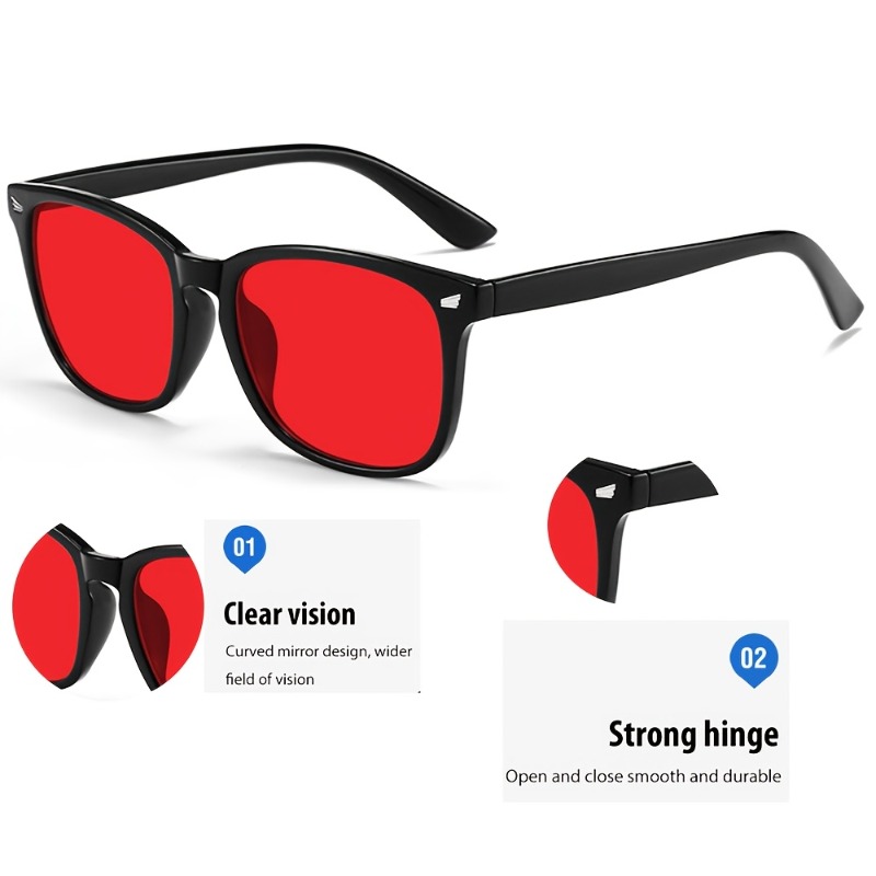 1 stuk rode lens Koreaanse gep - Gaming Glasses Uv recensie en prijs