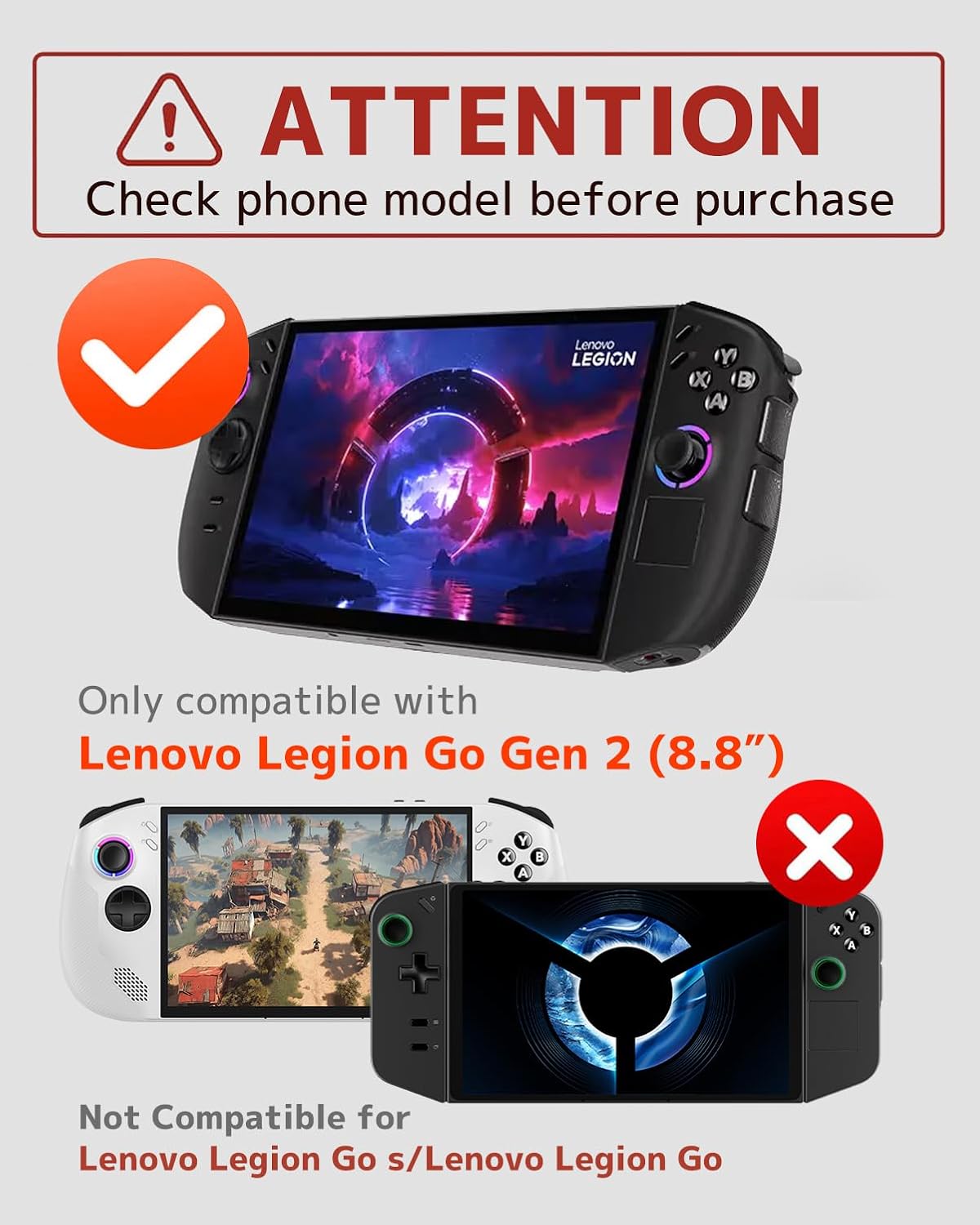 Zachte TPU-beschermhoes voor L - Gaming Console Lenovo Legion Go recensie en prijs