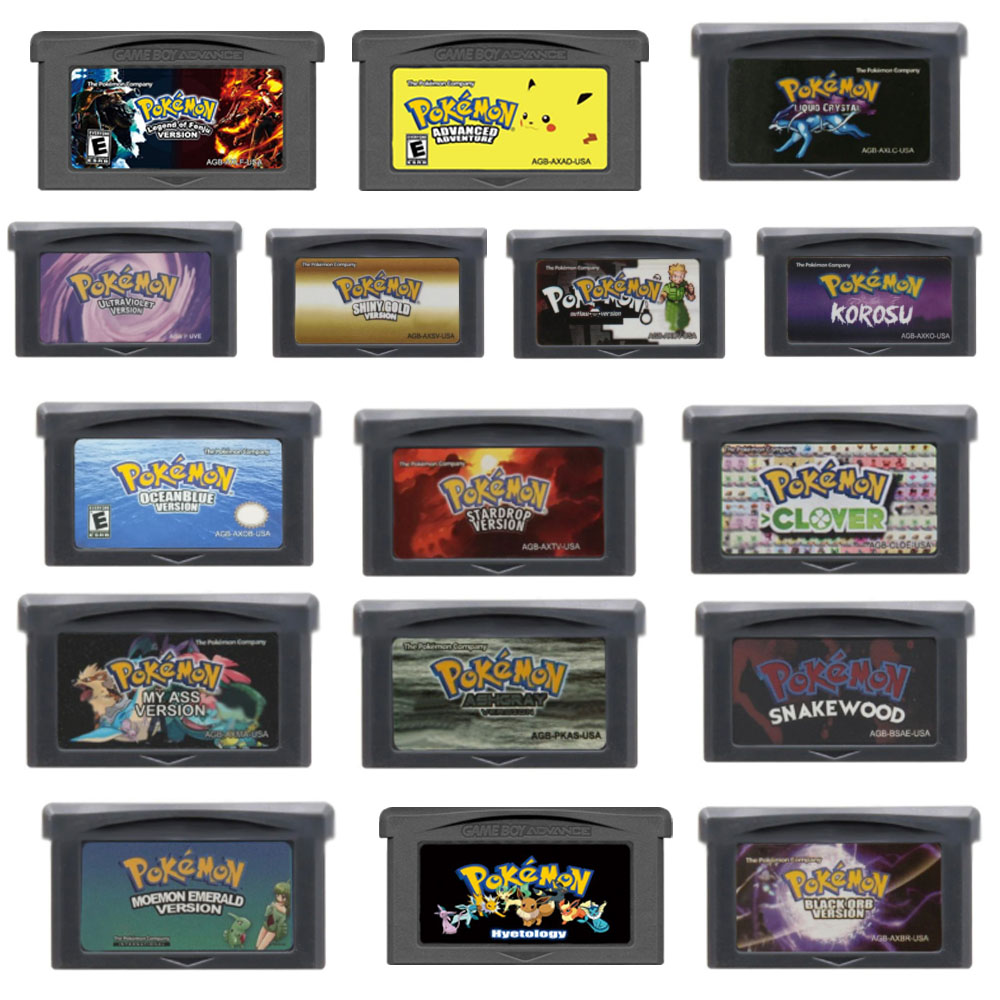 GBA Pokemon Series Game Cartri - Gaming Console Video recensie en prijs