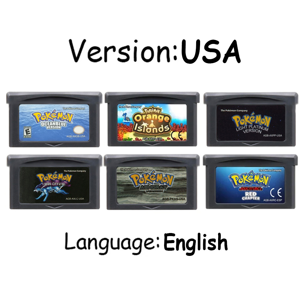 GBA Pokemon Series Game Cartri - Gaming Console Video recensie en prijs