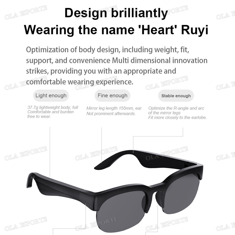 Nieuwe slimme Bluetooth V5.3 z - Gaming Glasses Uv recensie en prijs