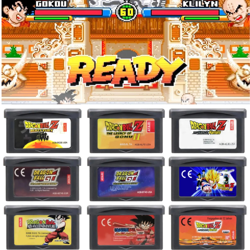 9 Stijlen Dragon Ball GBA Game - Gaming Console Video recensie en prijs