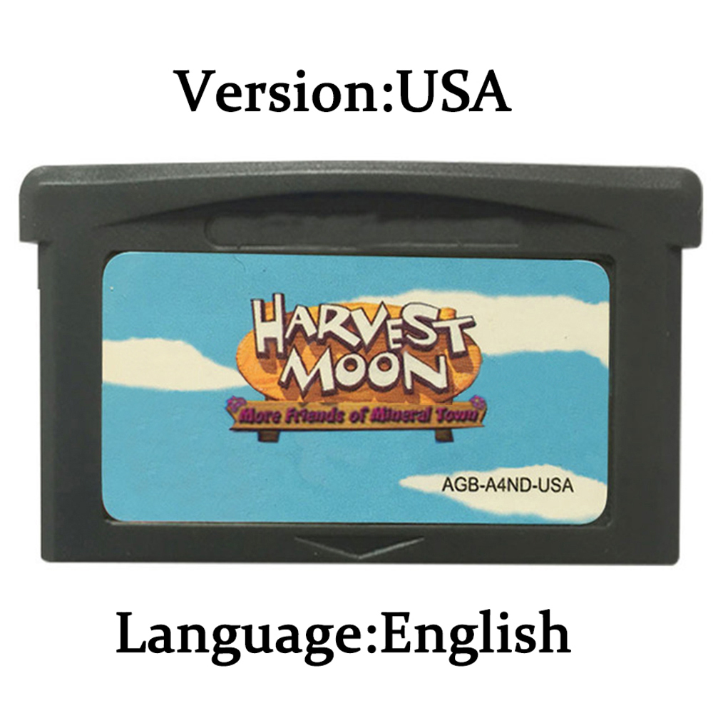 Harvest Moon GBA Game Cartridg - Gaming Console Video recensie en prijs