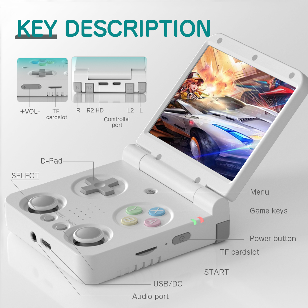 MIYOO Flip V2 Handheld Game Sp - Gaming Console Tower recensie en prijs