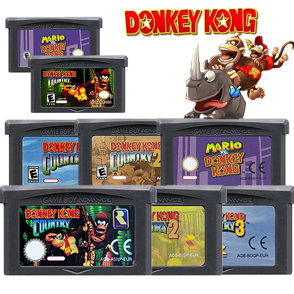 Donkey Kong GBA Game 32Bit Car - Gaming Console Video recensie en prijs