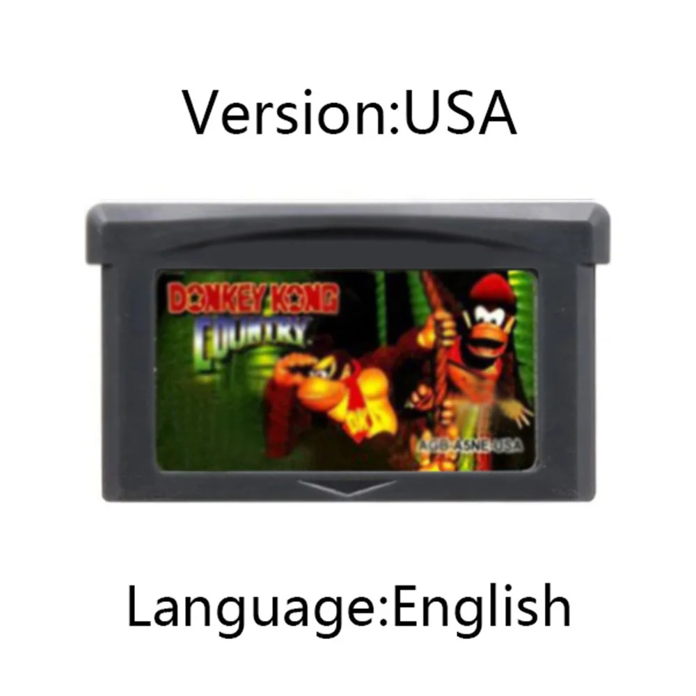 Donkey Kong GBA Game 32Bit Car - Gaming Console Video recensie en prijs