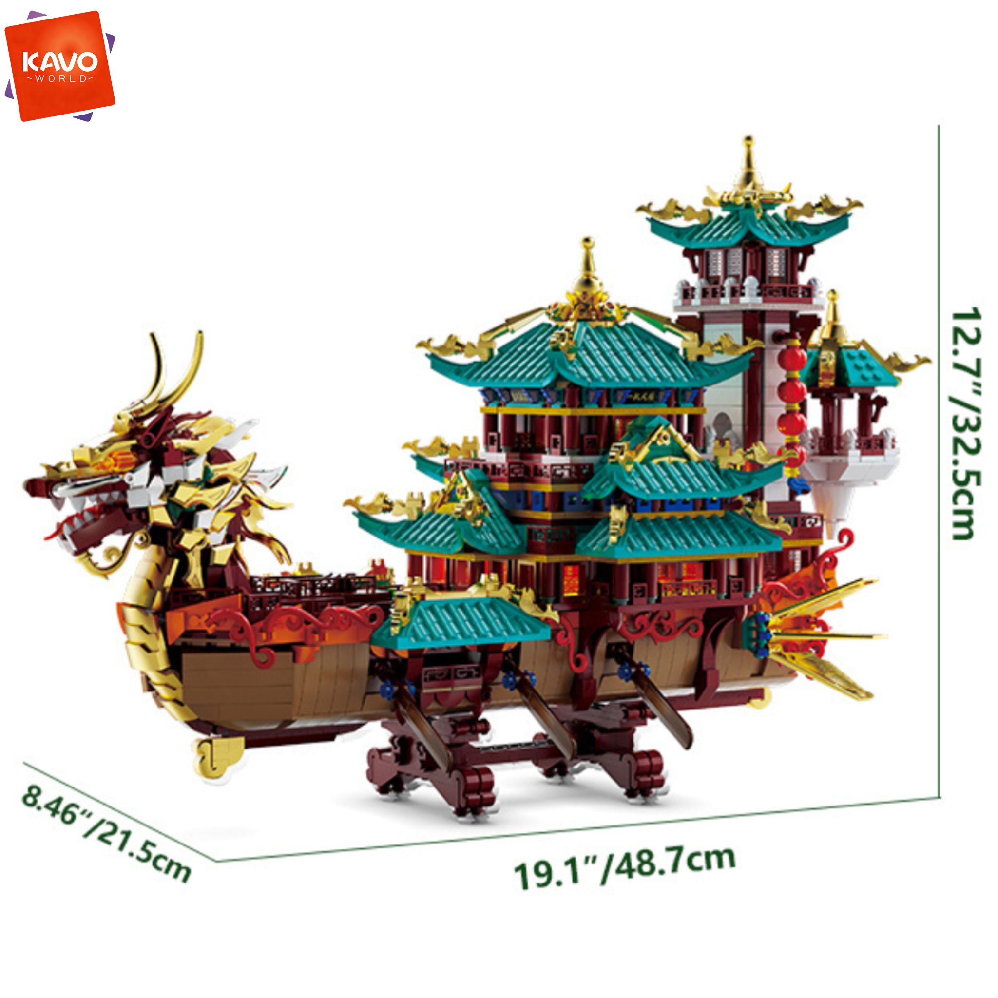 KAVOWORLD 2453-delige Drakenbo - Gaming Console Lego recensie en prijs