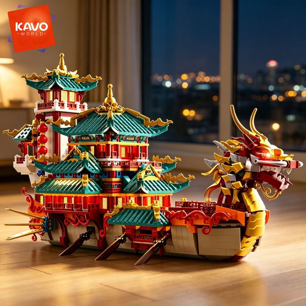 KAVOWORLD 2453-delige Drakenbo - Gaming Console Lego recensie en prijs