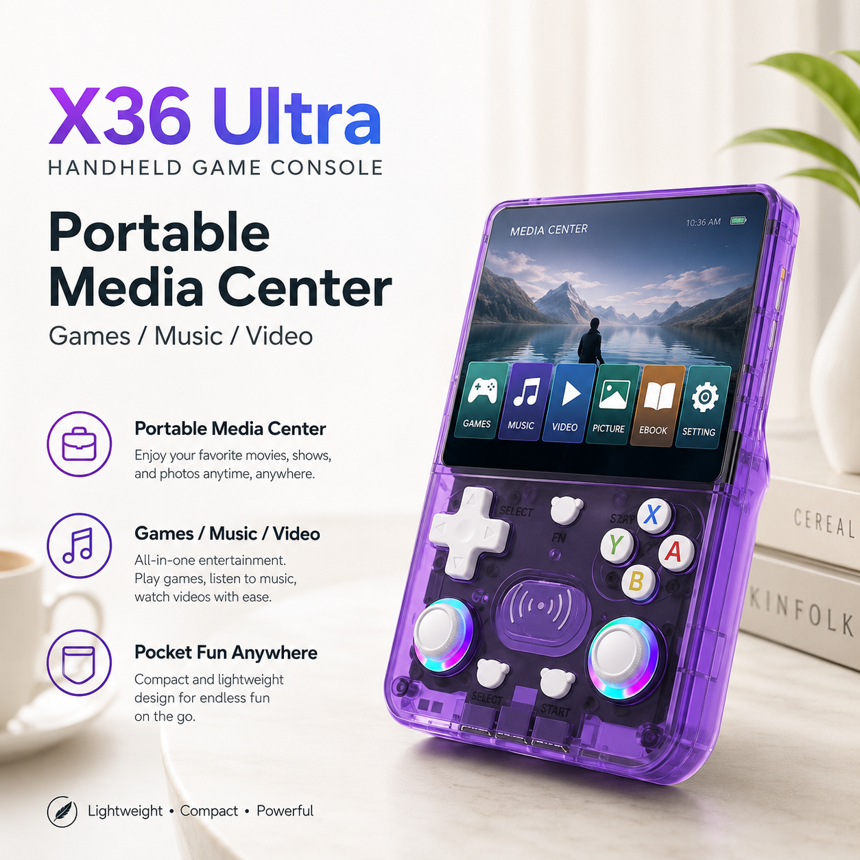 X36Ultra Retro Handheld Consol - Gaming Console Online recensie en prijs