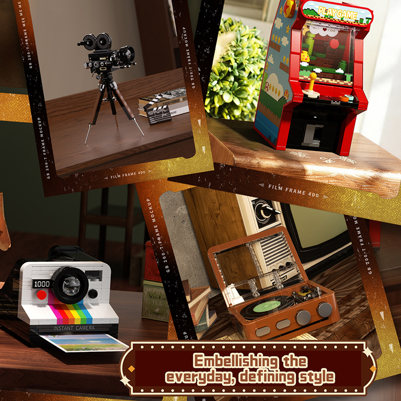 Retro Ornament Vintage Camera  - Gaming Console Lego recensie en prijs